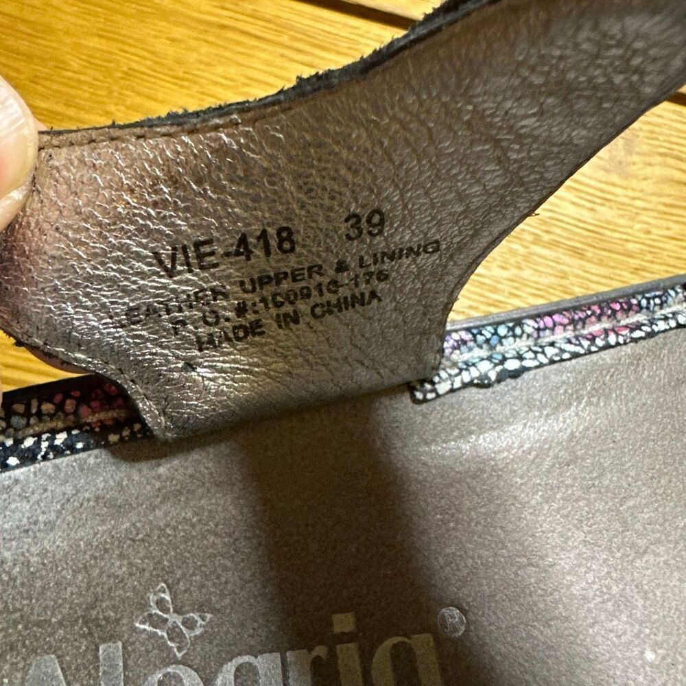 Algeria Vienna metallic sandals leather 39 (9) - Picture 3 of 6
